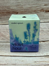 Violet Hour Candle + Planter Set