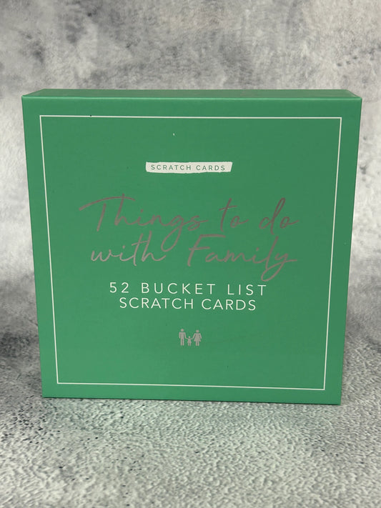 52 Bucket List Scratch Cards