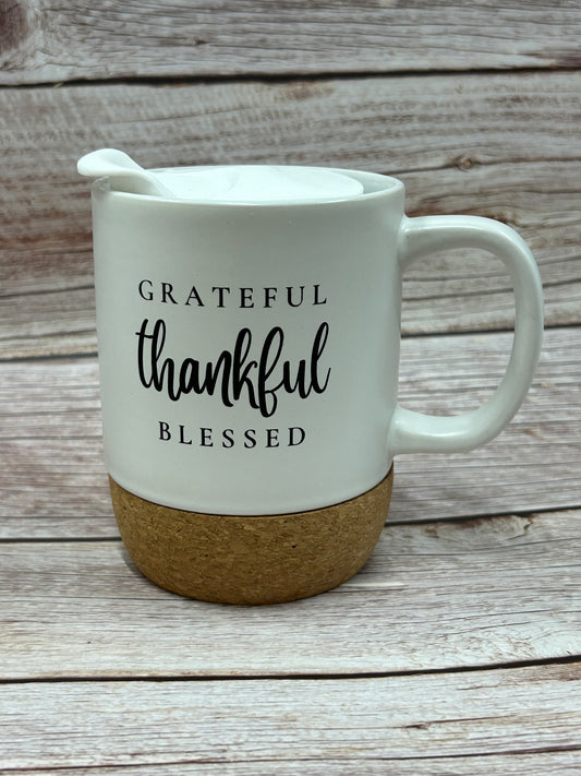 Grateful, Thankful, Blessed Mug