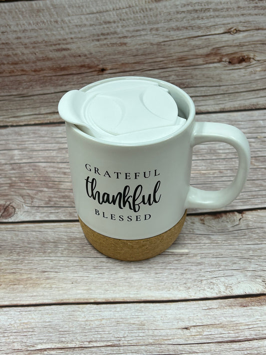 Grateful, Thankful, Blessed Mug