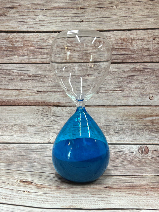 Blue Ombre Sand Hour Glass