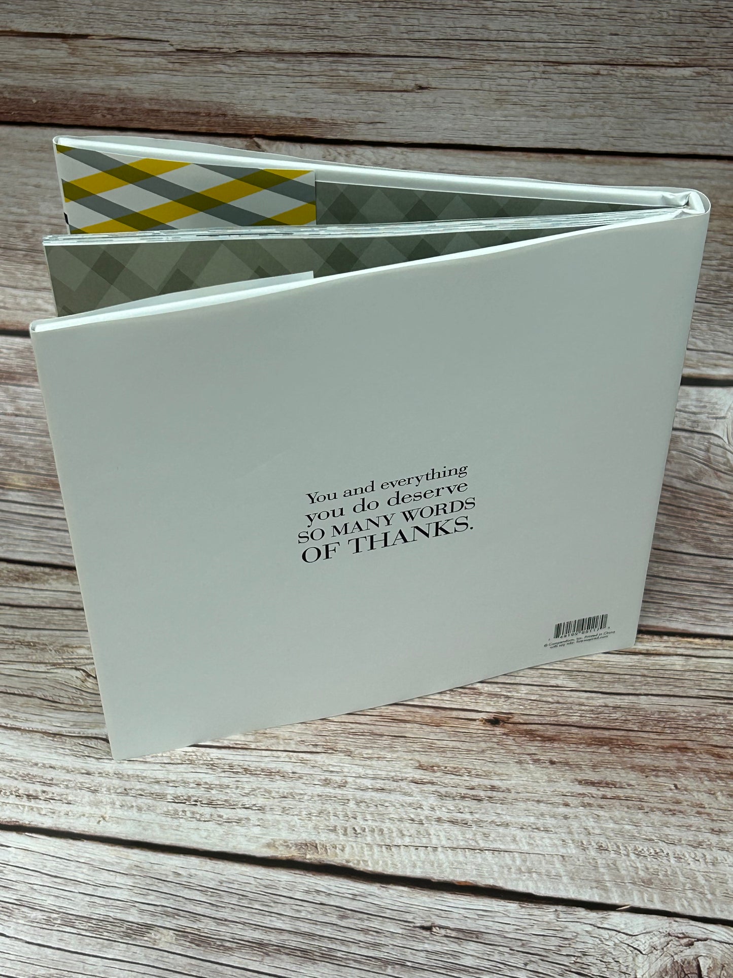 Thank You Book