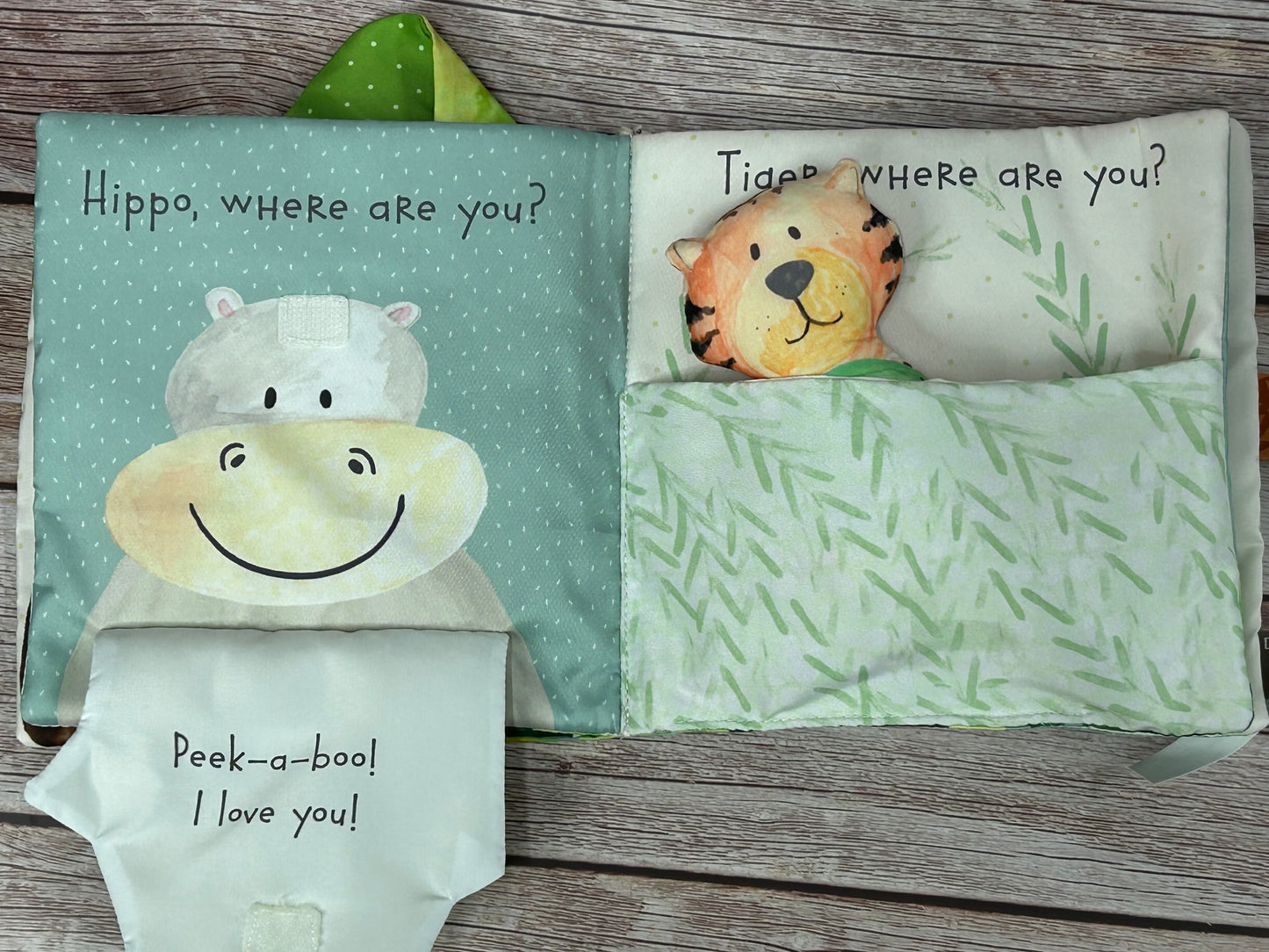 Jungle Animals Soft Baby Book